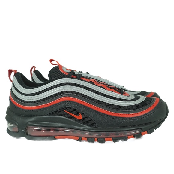 black and red air max 97 mens